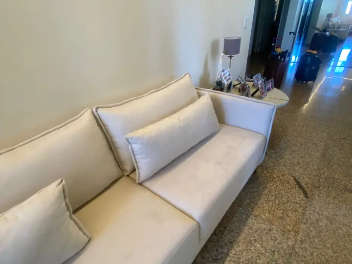 Limpeza a seco na sua casa, antes: Setor Aeroporto