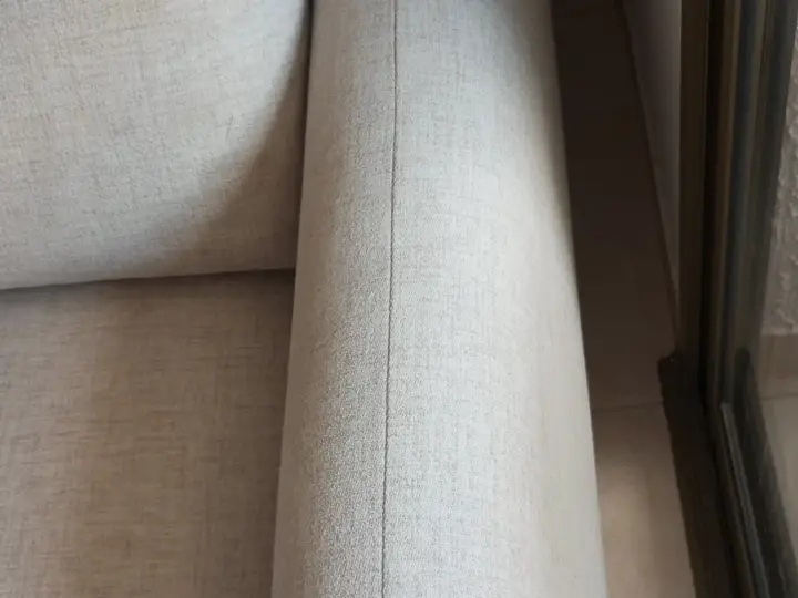 Limpeza de sofá a seco, depois: Vila Brasília