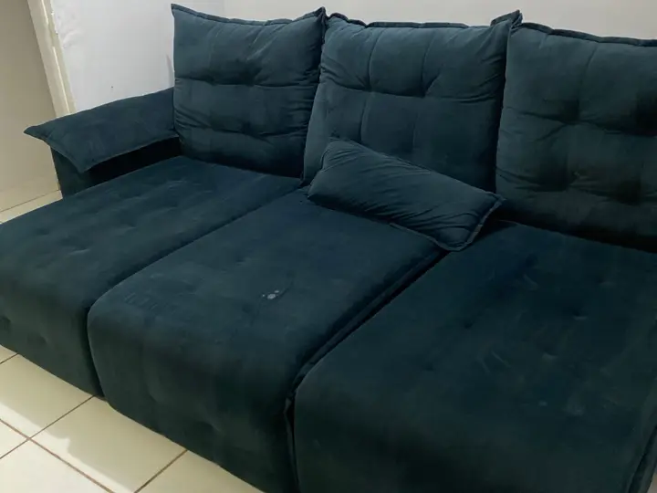 Limpeza de sofá a seco, depois: Parque Santa Rita